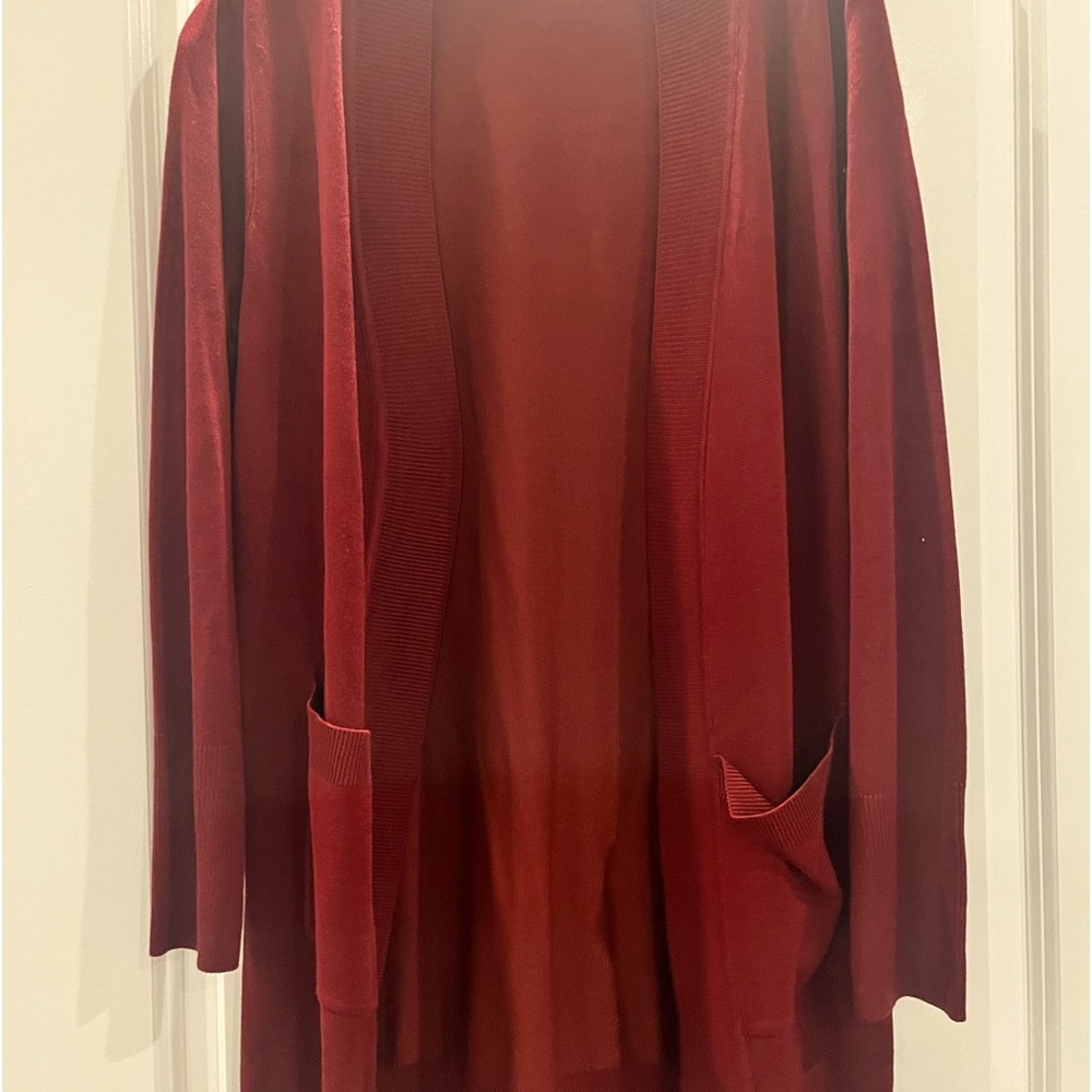 Amazon maroon cardigan